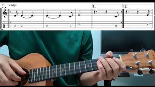 Put Your Head On My Shoulder  Easy Beginner Ukulele Tabs With Playthrough Tutorial Lesson [upl. by Enaillil64]