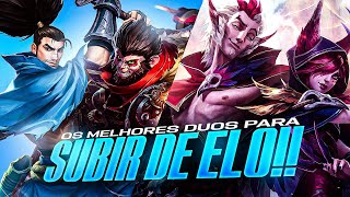 OS 10 MELHORES DUOS PRA SUBIR DE ELO  LoL Wild Rift [upl. by Gold]