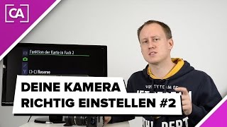 Kamera richtig einstellen  Nikon AufnahmeMenü erklärt  caphotosde [upl. by Ericksen421]