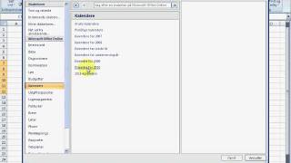 Kalender i Excel  Find kalender i regneark [upl. by Chicoine912]