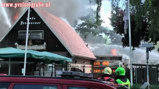 20120816 GRIP 1 Zeer Grote Brand bij Saksenstal Gerrit te Overdinkel [upl. by Eatnhoj]