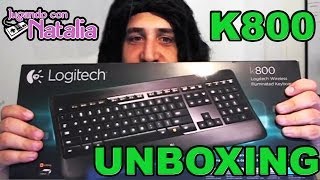 Unboxing  Teclado Logitech K800 [upl. by Tayyebeb]