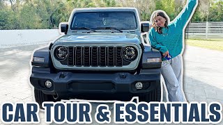 Decorating my brand new JEEP essentials amp car tour [upl. by Narmis]