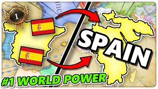 I REVIVED SPAIN And MADE THEM The STRONGEST WORLD POWER In VICTORIA 3 [upl. by Llenram]