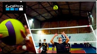 Vôlei em Primeira Pessoa  Iniciante  Intermediário  SP BRASIL  Go Pro [upl. by Gibb793]