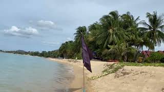 Koh Samui  Maenam Beach Walk 6 September 2023 afternoon [upl. by Hakan]