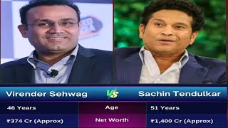 Virender Sehwag Vs Sachin Tendulkar  indian cricket Teem  World Records [upl. by Felisha]