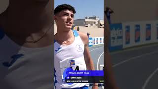 Diego Nappi 20quot79 nei 200 battuto il record italiano U18 di Filippo Tortu  atletica athletics [upl. by Abita]