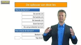 Leesvaardigheid aflevering 3  kernzinnen van alineas [upl. by Helfand]