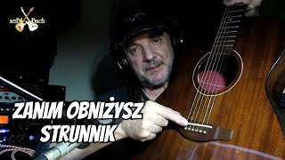 GitarazebbachFizyka gitary akustycznejzanim zmiejszysz wysokosc strunnika [upl. by Nej]