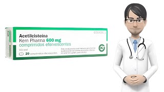 ACETILCISTEÍNA acetilcisteína kern pharma 600 mg comprimidos efervescentes 20 comprimidos [upl. by Konstantin492]