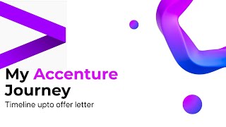 My Accenture Timeline  Assessment to offer letter 2024 [upl. by Yeliab]