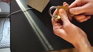 Brinks padlock review 1010 quality high security lock [upl. by Caves]