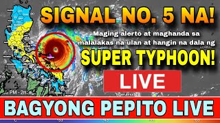 SIGNAL NO 5 ITINAAS NA DAHIL KAY BAGYONG PEPITO ⚠️😱 WEATHER UPDATE TODAY  ULAT PANAHONPepitoPH [upl. by Nileuqay282]