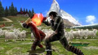 Tekken 6  Aris dra vs Knee bry  12 [upl. by Nallid]