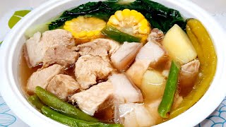 PORK KASIM NILAGA  NILAGANG BABOY  HOW TO COOK NILAGANG BABOY  EASY AND SIMPLE RECIPE [upl. by Meridel]