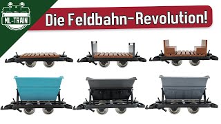 Spur G Feldbahnloren Bausatzsystem modular mit Metallachsen Produktvideo [upl. by Sitnalta]