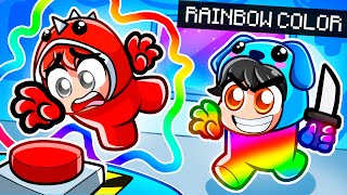 Playing As RAINBOW COLOR Imposters In Among Us [upl. by Merilyn]