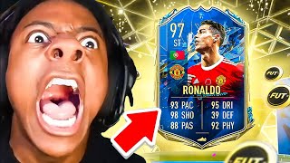 iShowSpeed LUCKIEST FIFA Pack Opening [upl. by Cad]