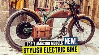 7 New Electric Bikes w Old School Designs and Retro Bicycle Accessories [upl. by Hedgcock]