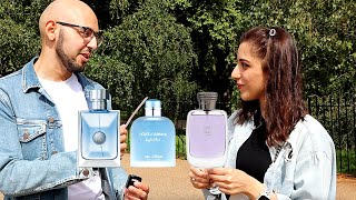 Dolce amp Gabbana Light Blue vs Versace Pour Homme Group Reaction [upl. by Langham]