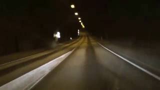 Driving Icelands Hvalfjordur Tunnel on Ring Road 1 [upl. by Sibell73]