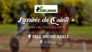 Turfomania Arrivée quinté du Dimanche 13 Octobre 2024 [upl. by Lledal602]