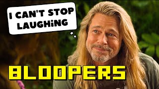 BRAD PITT BLOOPERS COMPILATION Snatch Bullet Train Troy Moneyball Oceans trilogy etc [upl. by Lesya]