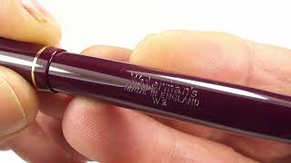 WATERMANS W2 FOUNTAIN PEN [upl. by Ylas]