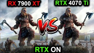 RX 7900 XT vs RTX 4070 Ti Ray Tracing  RTX 4070 Ti vs RX 7900 XT Ray Tracing [upl. by Bisset]