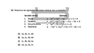 Pregunta 24 Matemáticas Guía EXACER COLBACH 2024 [upl. by Arammat]