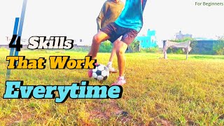 quotFootball midfielder Skills Tutorial4 Key techniquesquot [upl. by Anaitsirc977]