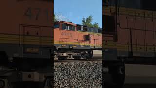 BNSF 4715 kismet train collision survivor leads an EB tanker train [upl. by Seow]