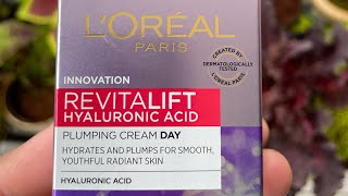 Loreal Revitalift Hyaluronic acid cream review shorts youtubeshorts [upl. by Iad]