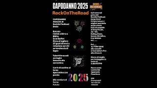 Prenotazioni Capodanno 2025 RockOnTheRoad Desio [upl. by Lambard]