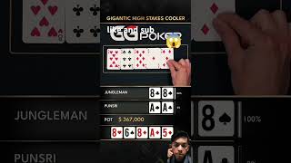 Quad vs Full House poker pokershorts ggpoker tritonpoker [upl. by Allicserp]