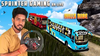 Ets 2 Tamil Live  ETS 2 IN LOGITECH G29  Sprinter Gaming on Live [upl. by Aerdnaed]