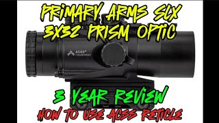 Primary Arms 3x prism scope review [upl. by Nollek]