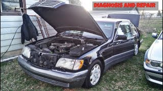 MERCEDESBENZ W140 350SD TURBO DIESEL BATTERY KEEPS GOING DEAD DIAGNOSIS START WITH THE BASICS [upl. by Davon]