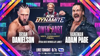 Bryan Danielson Vs Hangman Adam Page  Men’s Owen Hart Foundation Tournament Final  Highlights [upl. by Eittod]