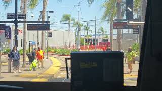 San Diego Trolley Orange Line Full Ride CourthouseArnele Ave [upl. by Nnayllek]