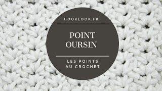 Le point oursin au crochet [upl. by Witha201]