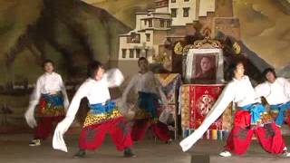 Tibetan dance  by namkhen [upl. by Ynnob]