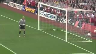 Thierry Henrys amazing goal vs Manchester United [upl. by Emersen916]