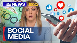 Social media platforms to face penalties up to 50 million for breaches  9 News Australia [upl. by Hera]