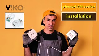 How to install networkphone socket [upl. by Enilesor953]