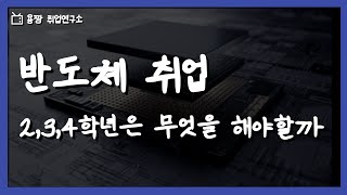 CH4 반도체 대기업 가려면 학부생 때 뭐해야 될까 [upl. by Kitarp895]