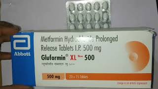 gluformin xl 500gluformin xl 500 tablets usesbenefitsdose and side effects [upl. by Margarete]