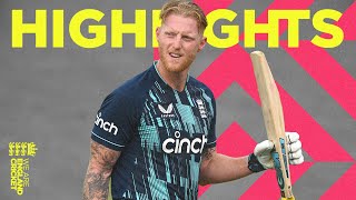 van der Dussen Hits Ton As Stokes Bows Out  England v South Africa  1st Royal London ODI 2022 [upl. by Knepper]