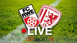 LIVE FC RotWeiß Erfurt vs Greifswalder FC  Regionalliga Nordost  SP27 [upl. by Rik]